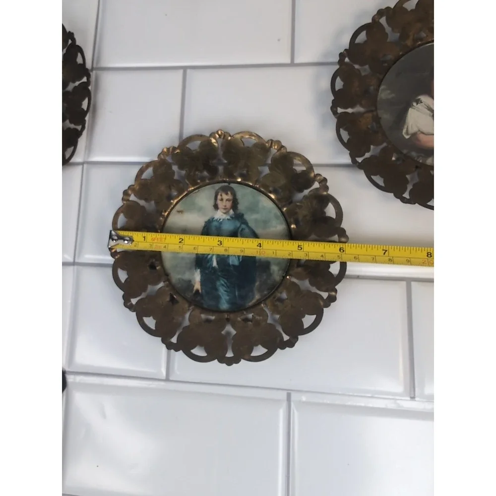 3 Vintage Brass Butterfly 6